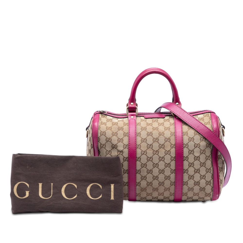 Pre-Loved Gucci Medium GG Canvas Joy Boston Bag - Picture 8 of 8